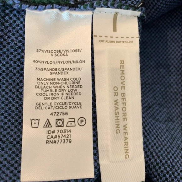 Floral knit classic pencil skirt in black blue green by AT - Picture 10 of 10